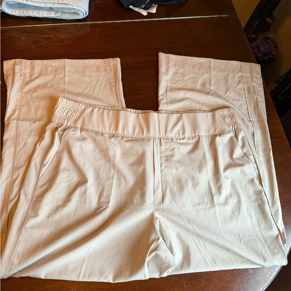 High-Waisted StretchTech Old Navy Wide Leg Pants